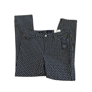 Chapter Club Straight Leg Patterned Pants Size 14